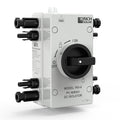 Solar PV DC Quick Disconnect Switch | Solar Array DC Quick Disconnect Switch | 1500 Volt 55 Amp | 4 Pole 2 Strings | Easy to Install