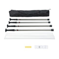 Dust Barrier Poles 12 Ft With 4 Telescoping Poles Dust Barrier System