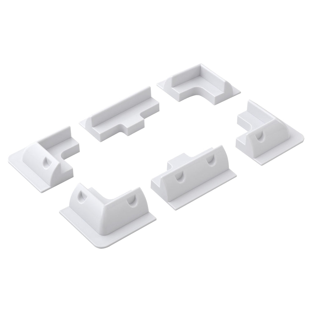 Corner Bracket Mounts | Set of 6 Brackets for Solar Panel Mounting | Designed for RICH SOLAR MEGA Series Solar Panels | Easy to Install