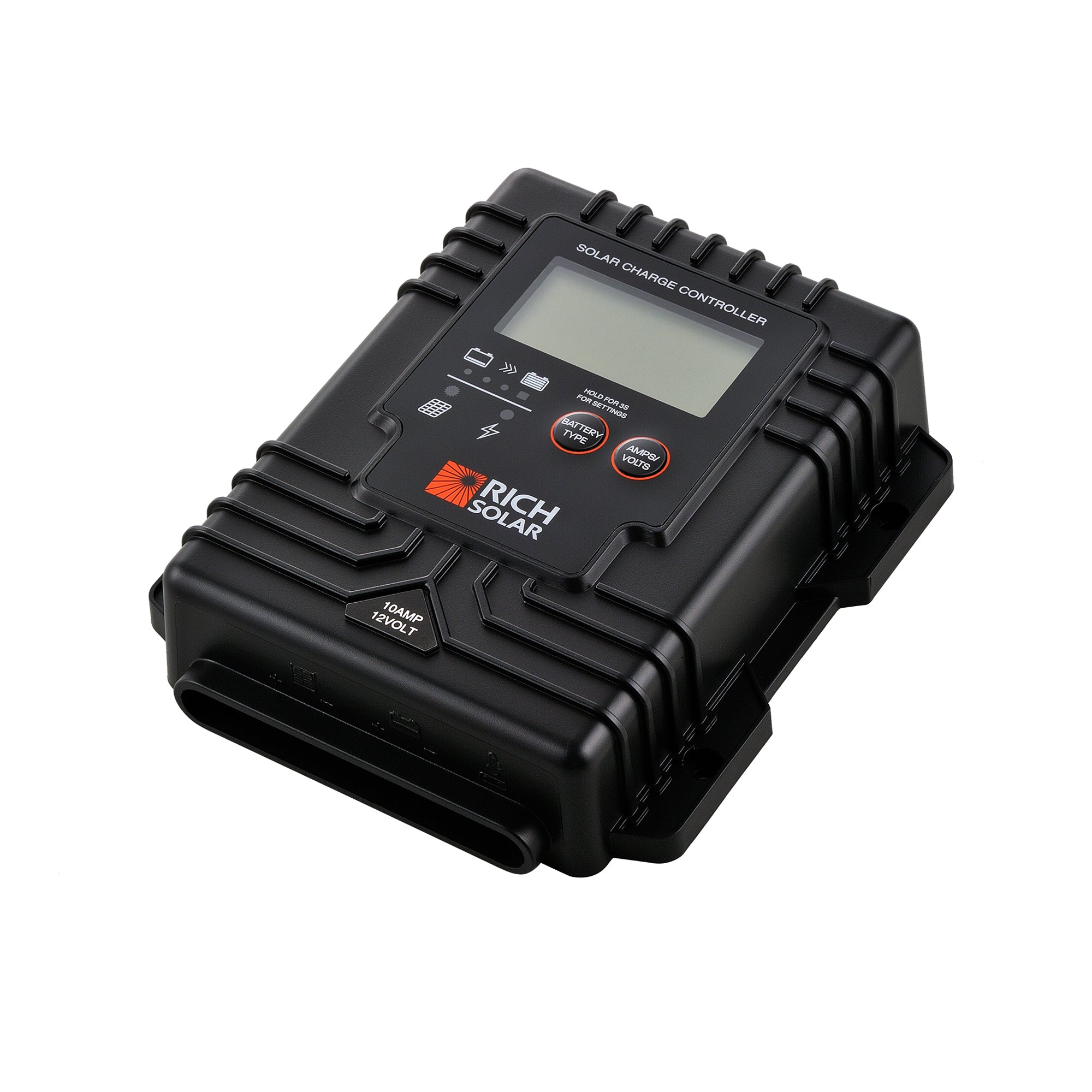 BRAVO Waterproof 10 | 10 Amp Waterproof PWM Solar Charge Controller | Waterproof 10A 12V PWM Solar Controller for RVs, Trailers, Campers, Vans, Boats, Off-Grid | #1 Waterproof Solar Controller