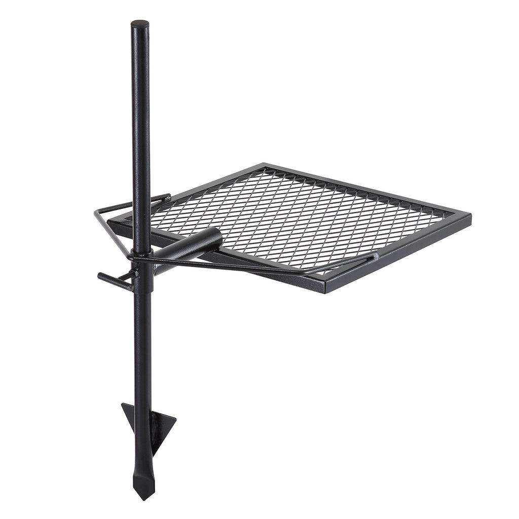 VEVOR Swivel Campfire Grill, Fire Pit Grill Grate Over Fire Pits, Heavy Duty Steel Grill Grates, 360Adjustable Open Fire Outdoor Cooking Equipment, Portable Camp Fire Racks For Camping Outdoor BBQ