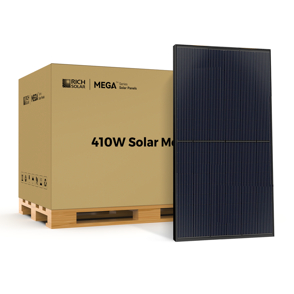 MEGA 410 | 410 Watt Solar Panel | Premium Grid-tie or Off-grid Solar Panel for Residential, Commercial, Agriculture | 25-Year Output Warranty