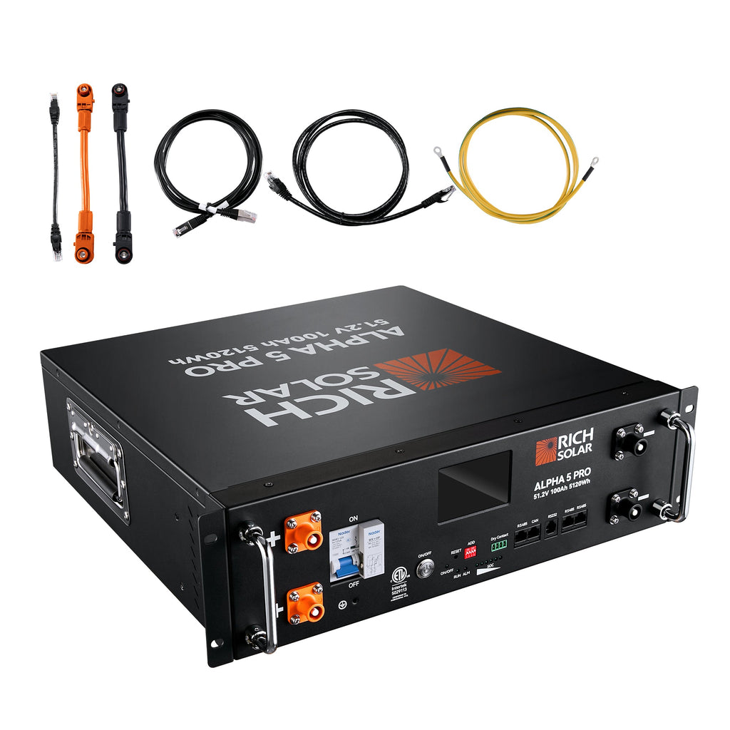 NOVA 12K PV Hybrid Inverter Solar Kit | 61.44kWH Server Lithium Battery [KIT-SR0002]
