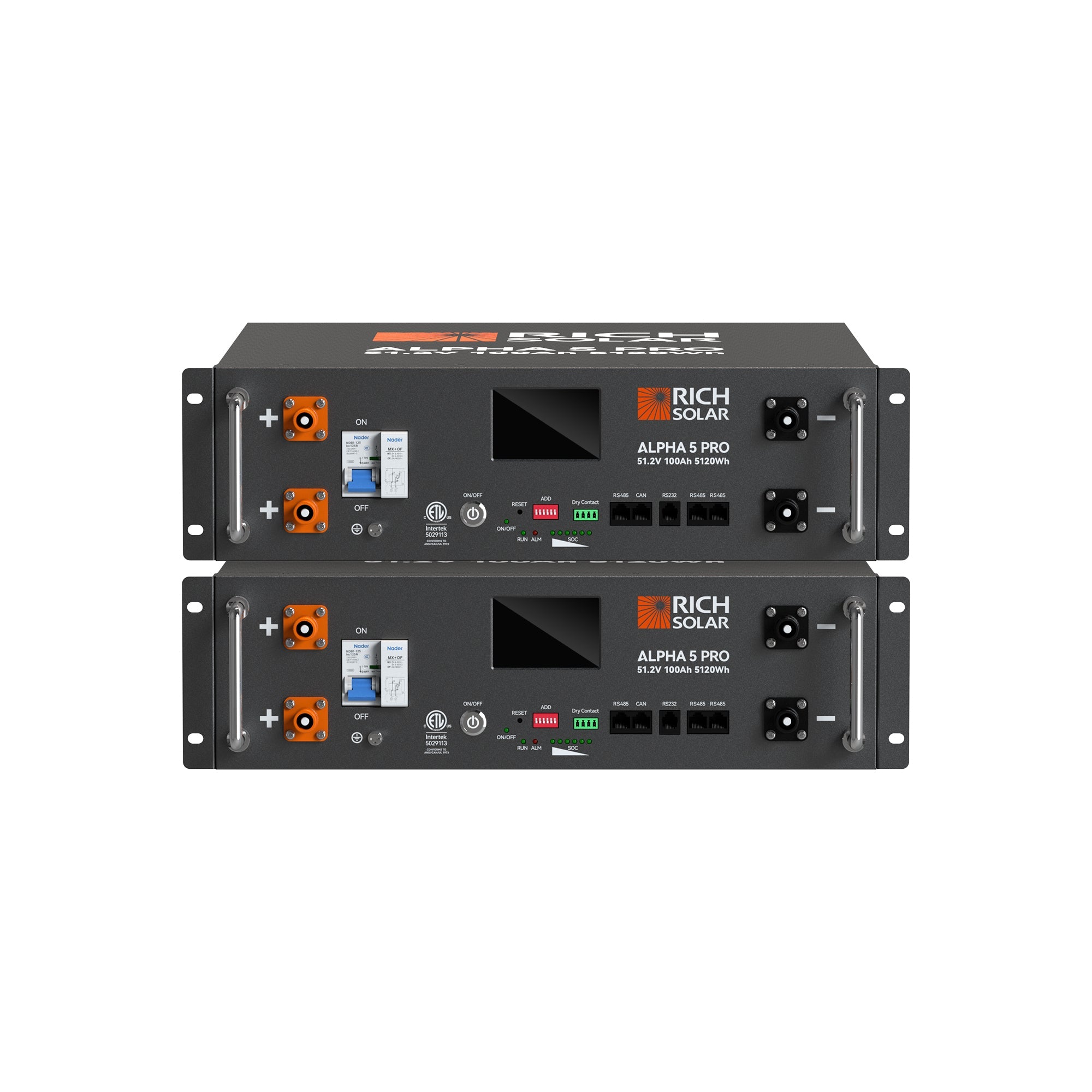 ALPHA 5 PRO | 51.2V 100Ah LiFePO4 Battery | Premium 48V Server Rack Lithium Battery for Residential, Commercial, RVs, Off-Grid | 7,000 Lifetime Cycles | 10 Year Warranty | UL1973, UL9540A Certified