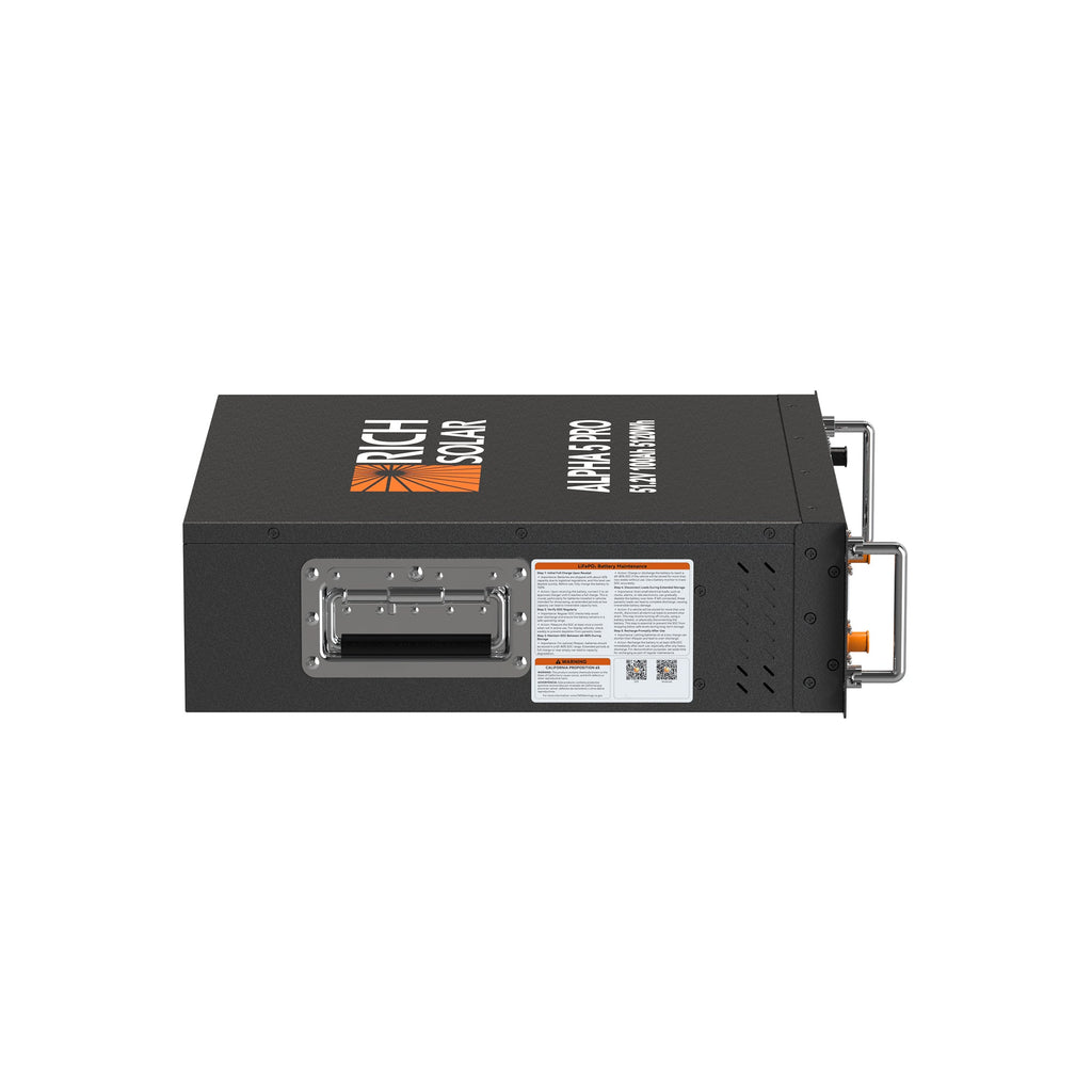 ALPHA 5 PRO | 51.2V 100Ah LiFePO4 Battery | Premium 48V Server Rack Lithium Battery for Residential, Commercial, RVs, Off-Grid | 7,000 Lifetime Cycles | 10 Year Warranty | UL1973, UL9540A Certified