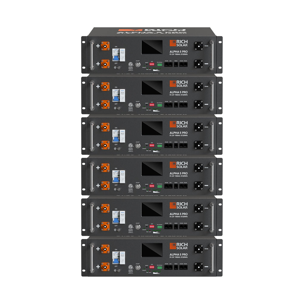 ALPHA 5 PRO | 51.2V 100Ah LiFePO4 Battery | Premium 48V Server Rack Lithium Battery for Residential, Commercial, RVs, Off-Grid | 7,000 Lifetime Cycles | 10 Year Warranty | UL1973, UL9540A Certified