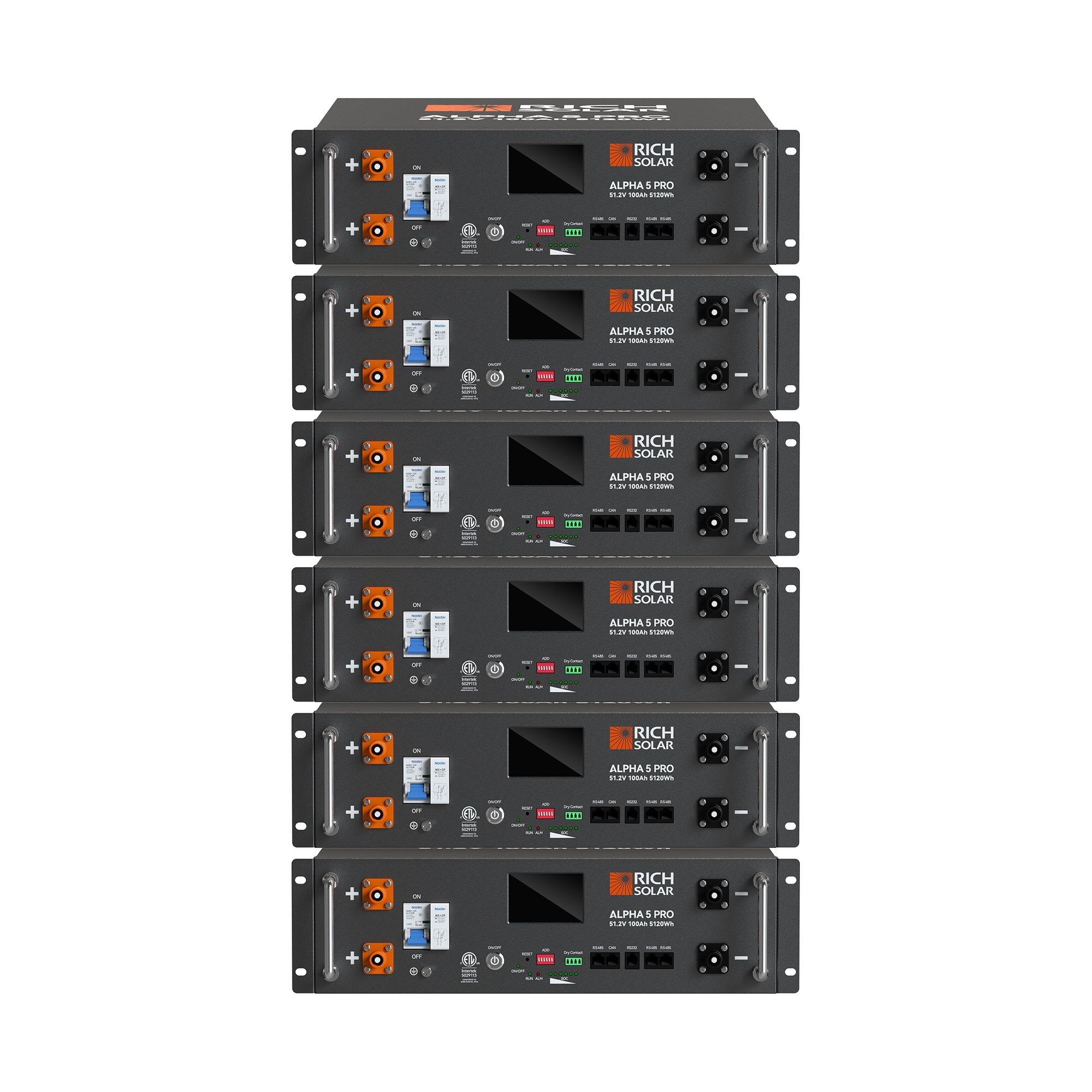 ALPHA 5 PRO | 51.2V 100Ah LiFePO4 Battery | Premium 48V Server Rack Lithium Battery for Residential, Commercial, RVs, Off-Grid | 7,000 Lifetime Cycles | 10 Year Warranty | UL1973, UL9540A Certified