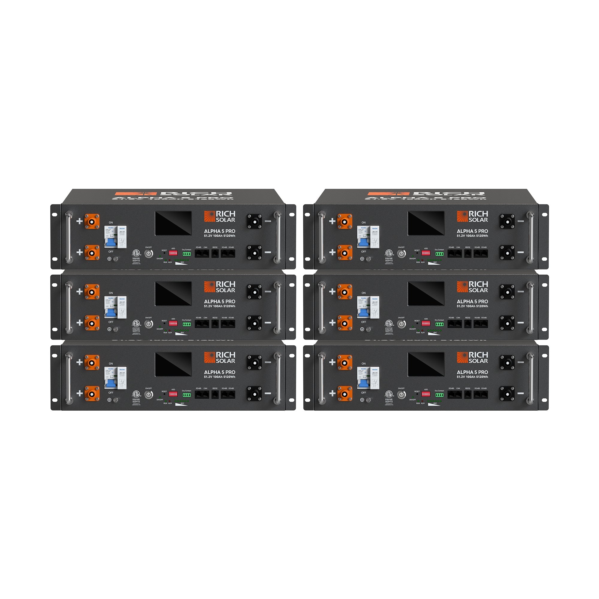 ALPHA 5 PRO | 51.2V 100Ah LiFePO4 Battery | Premium 48V Server Rack Lithium Battery for Residential, Commercial, RVs, Off-Grid | 7,000 Lifetime Cycles | 10 Year Warranty | UL1973, UL9540A Certified