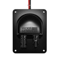 Cable Entry Plate | IP68 Waterproof Polypropylene Housing with UL Certified 1FT 10AWG Wires and Solar Connectors | Easy to Install