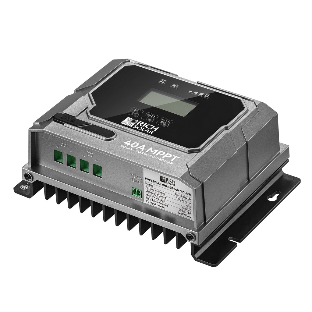 BRAVO 40 | 40 Amp MPPT Solar Charge Controller | Premium 40A 12V/24V MPPT Solar Controller for RVs, Trailers, Campers, Vans, Boats, Off-Grid | Awarded #1 Solar Controller 2025