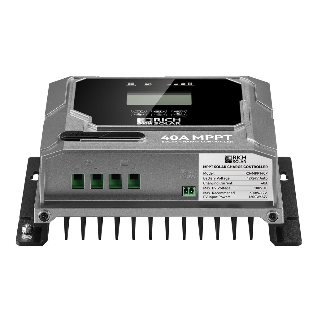 BRAVO 40 | 40 Amp MPPT Solar Charge Controller | Premium 40A 12V/24V MPPT Solar Controller for RVs, Trailers, Campers, Vans, Boats, Off-Grid | Awarded #1 Solar Controller 2025