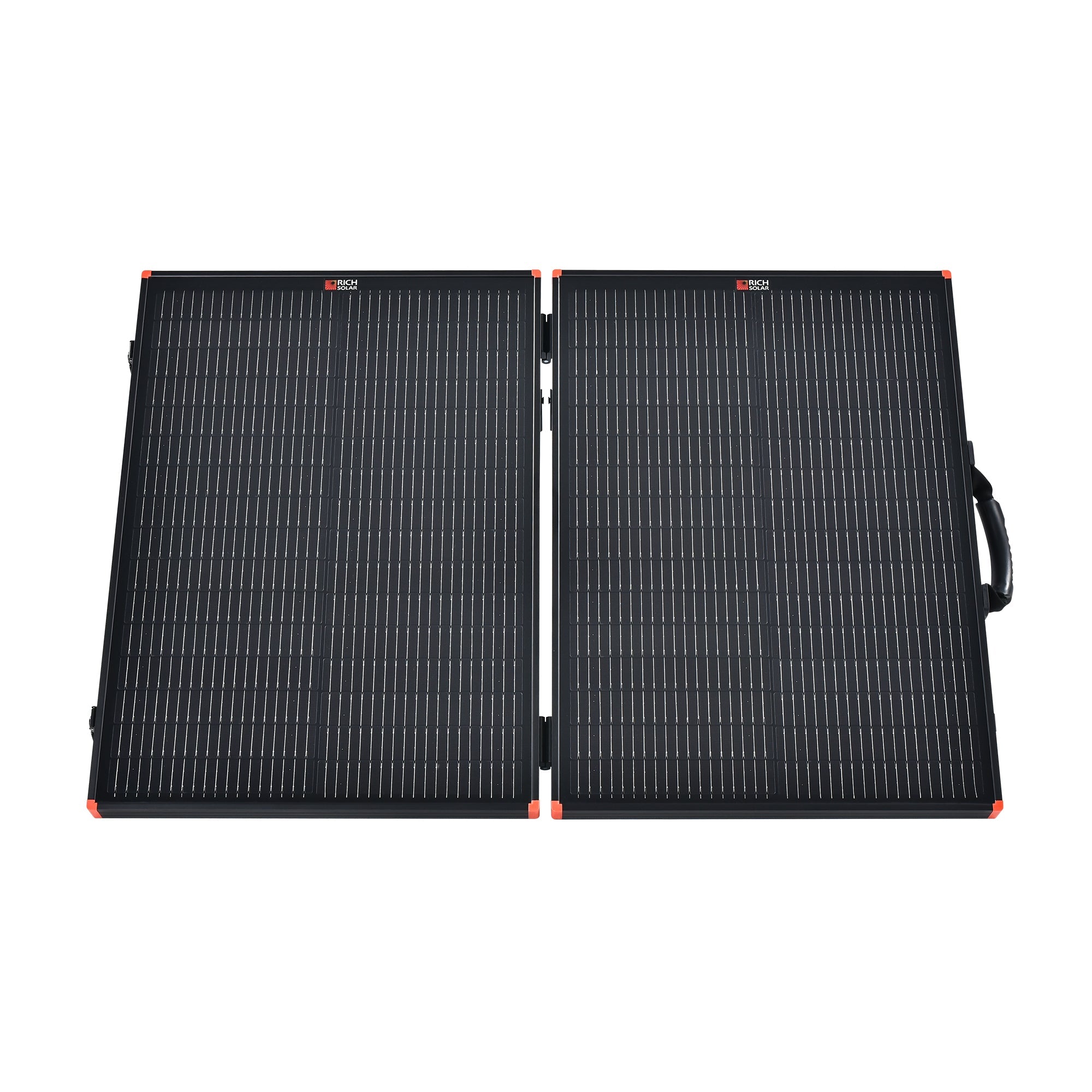 MEGA 100 Portable Briefcase Solar Panel | 100 Watt Portable Solar Panel | Premier 12V Portable Solar Panel for Generators, Power Stations, Vans | High Efficiency BACKORDER