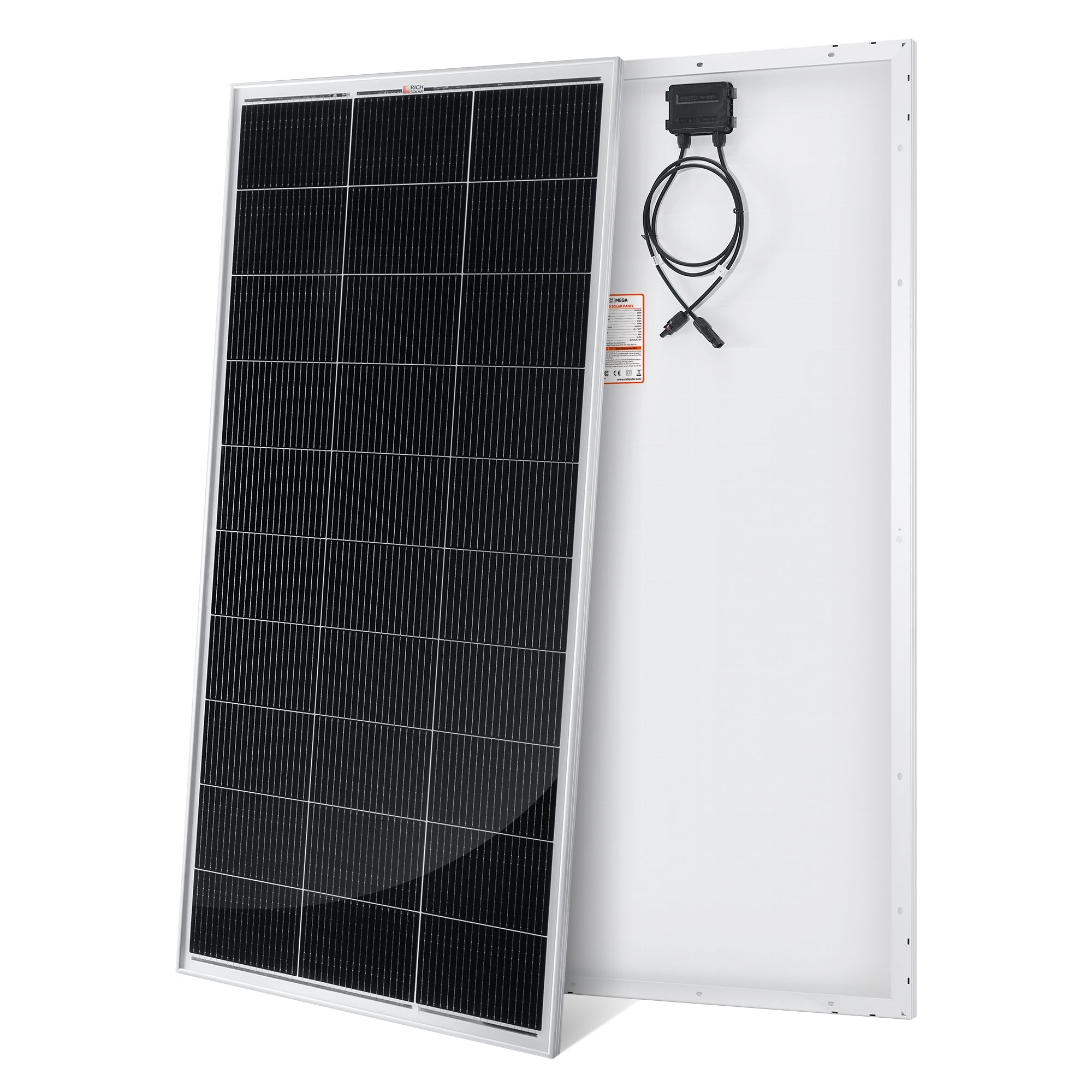 MEGA 200 | 200 Watt Solar Panel | Premier 12V Off-Grid Solar Panel for RVs Cabins, Boats | 25-Year Output Warranty