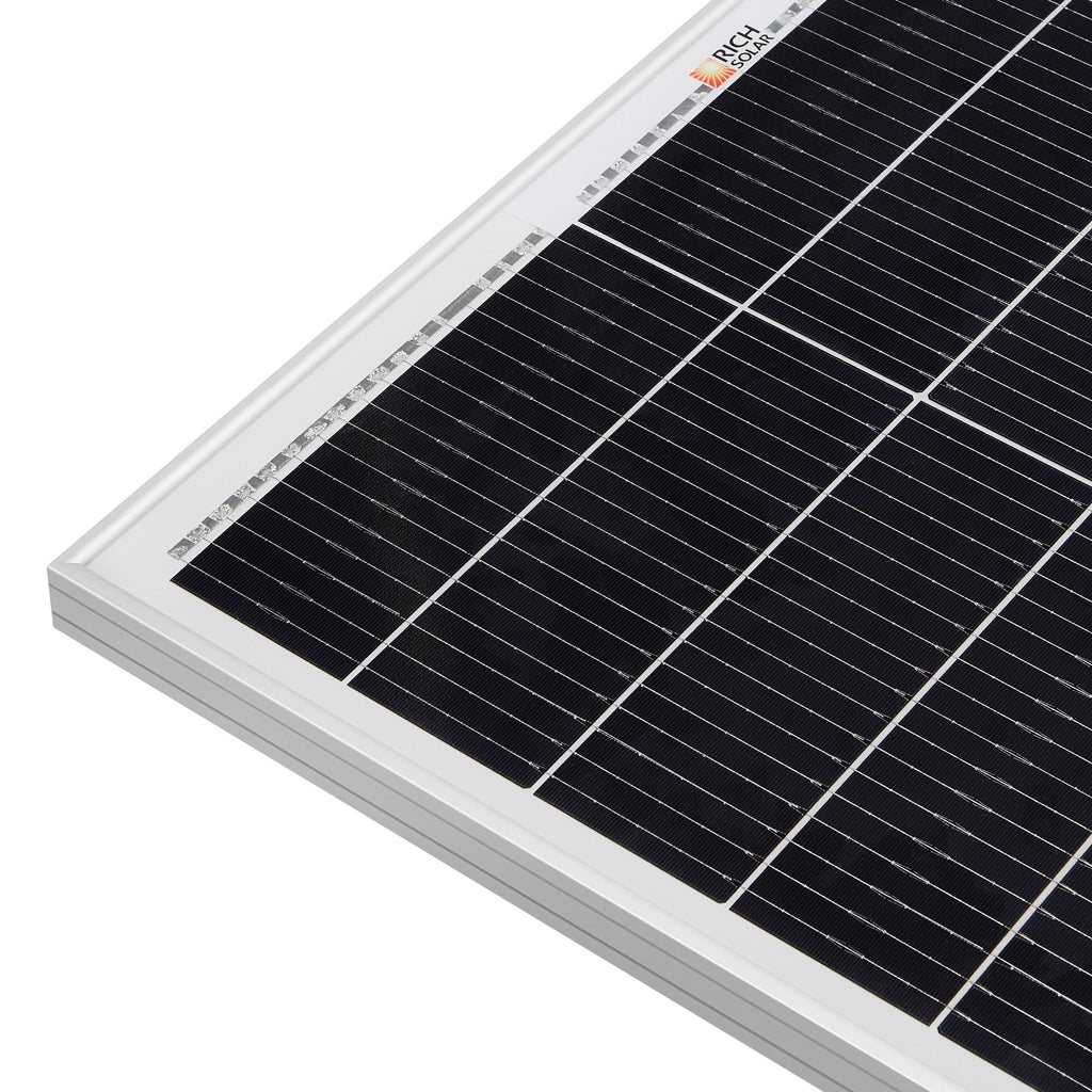 MEGA 200 PRO | 200 Watt 24 Volt Solar Panel | Premium 24V Off-Grid Solar Panel for RVs, Trailers, Cabins | 25-Year Output Warranty