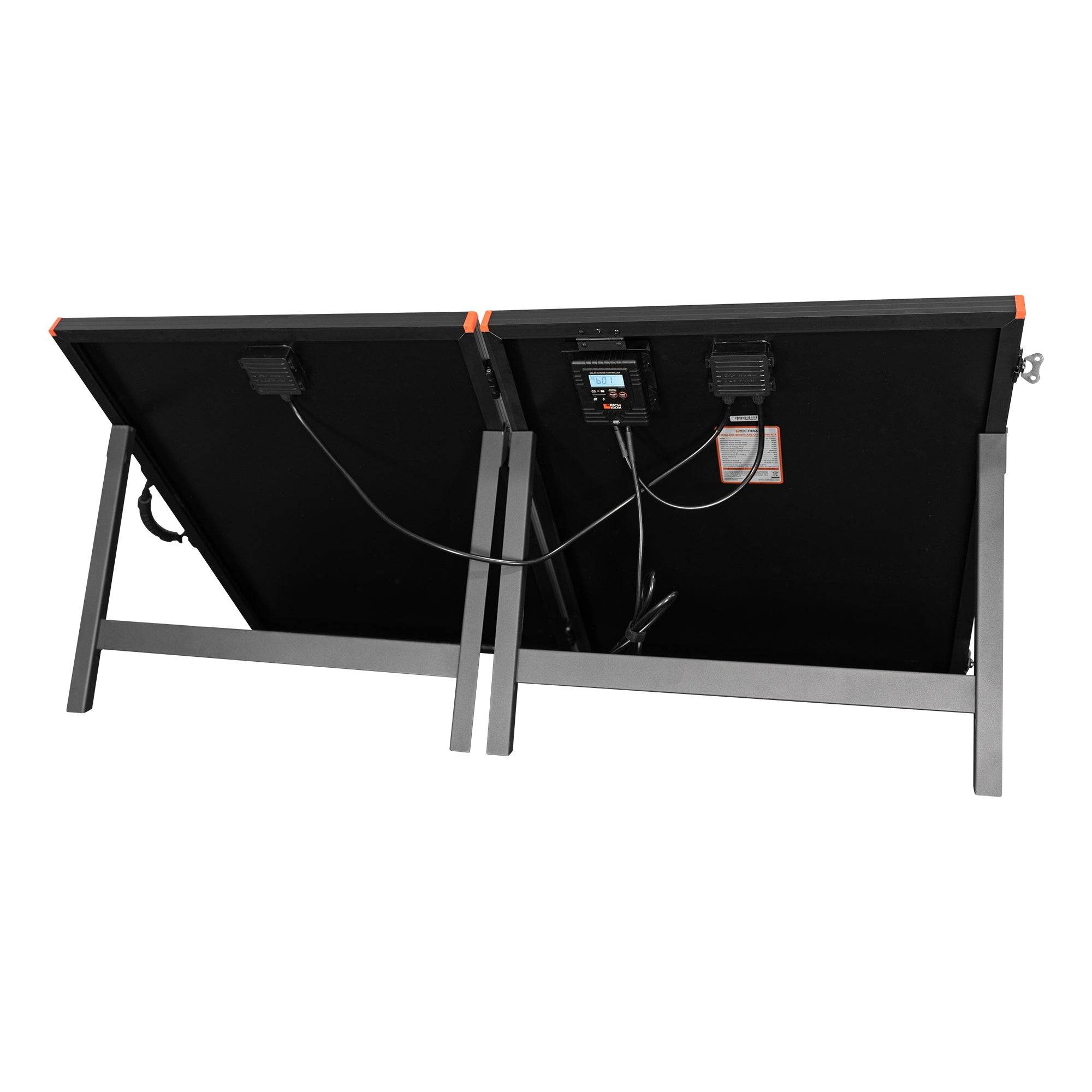 MEGA 200 Portable Briefcase Charging Kit | 200 Watt Portable Solar Panel | Premium 12V Portable Solar Panel for Generators, Vans, Campers | High Efficiency