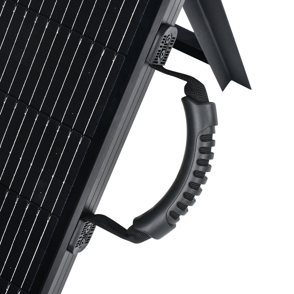 MEGA 200 Portable Briefcase Charging Kit | 200 Watt Portable Solar Panel | Premium 12V Portable Solar Panel for Generators, Vans, Campers | High Efficiency