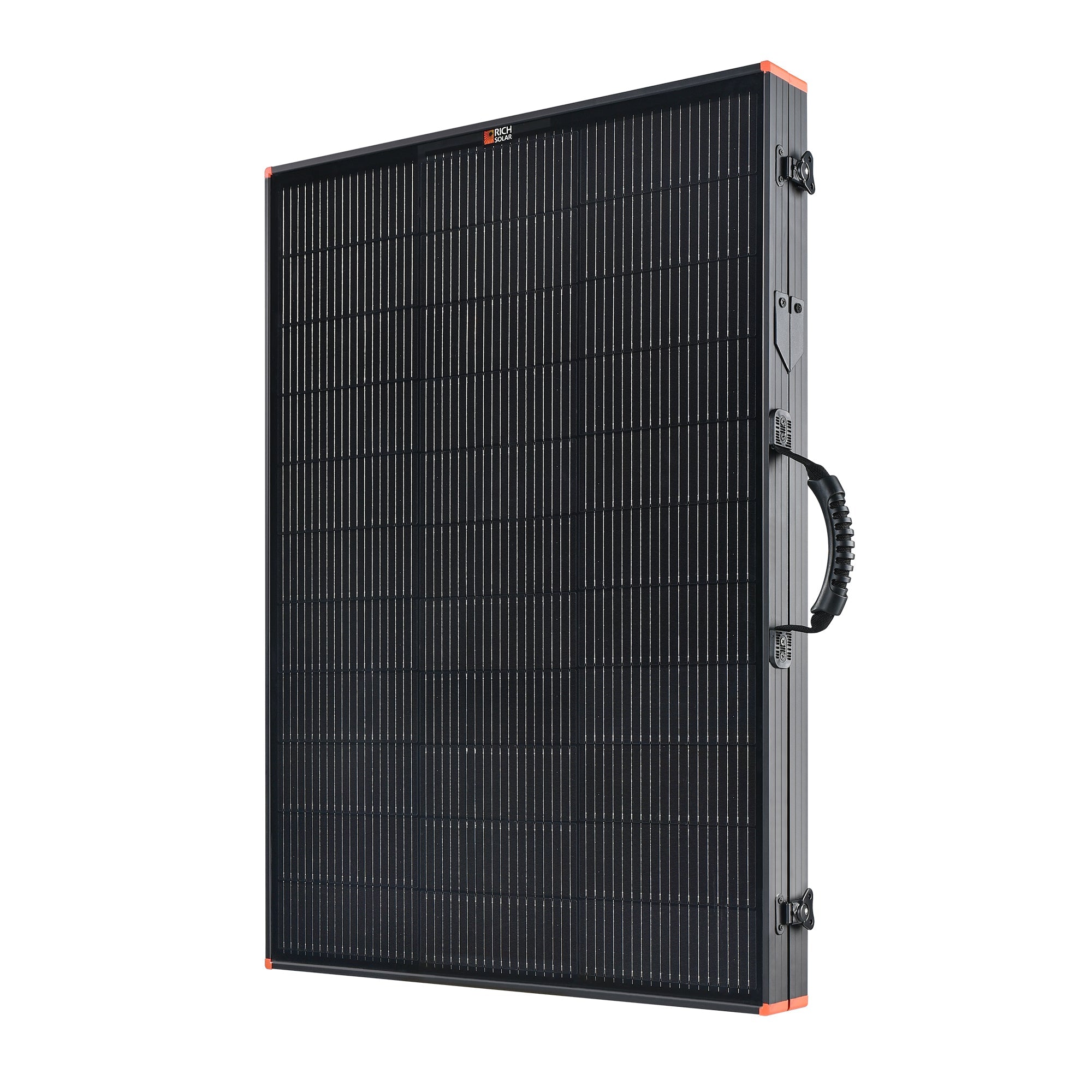 MEGA 200 Portable Briefcase Charging Kit | 200 Watt Portable Solar Panel | Premium 12V Portable Solar Panel for Generators, Vans, Campers | High Efficiency