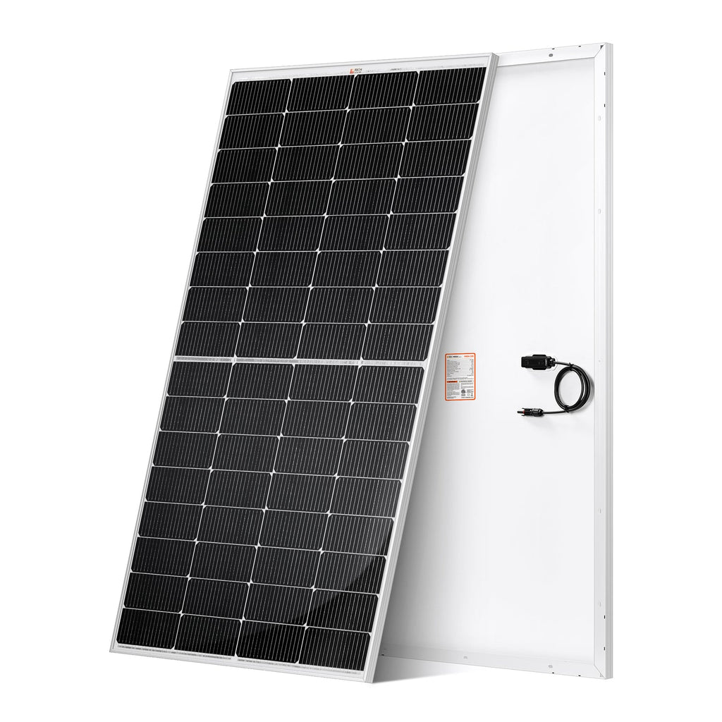 Rich Solar MEGA 220 220 Watt Solar Panel - angle view