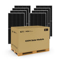 MEGA 335 PRO | 335 Watt Solar Panel | Premium Grid-tie or Off-grid Solar Panel for Residential, Commercial, Agriculture | 25-Year Output Warranty