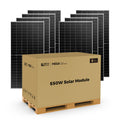 MEGA 550 | 550 Watt Bifacial Solar Panel | Premium Grid-tie or Off-grid Solar Panel for Residential, Commercial, Agriculture | 25-Year Output Warranty