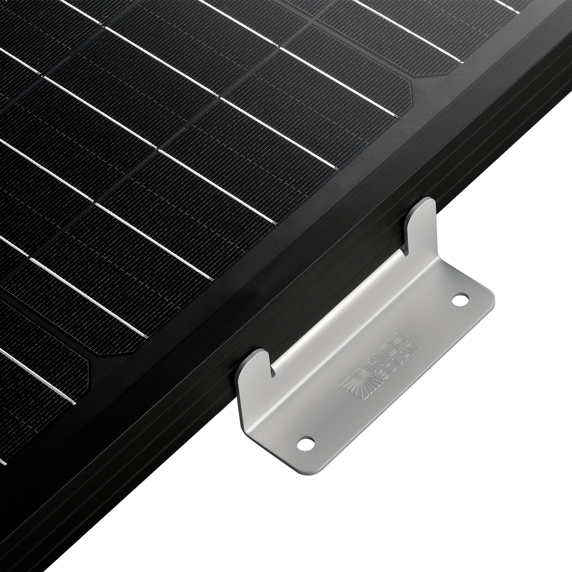 Z-Brackets | Mounting Hardware Z-Brackets with Screws | Designed for RICH SOLAR MEGA Series Solar Panels | Easy to Install