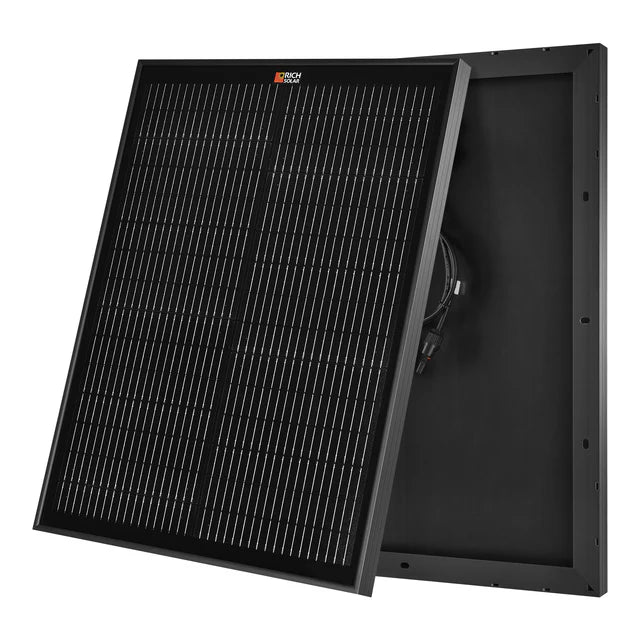 MEGA 50 | 50 Watt Solar Panel | Compact 12V Off-Grid Solar Panel for Boats, Vans, Trailers | 25-Year Output Warranty | UL Certified