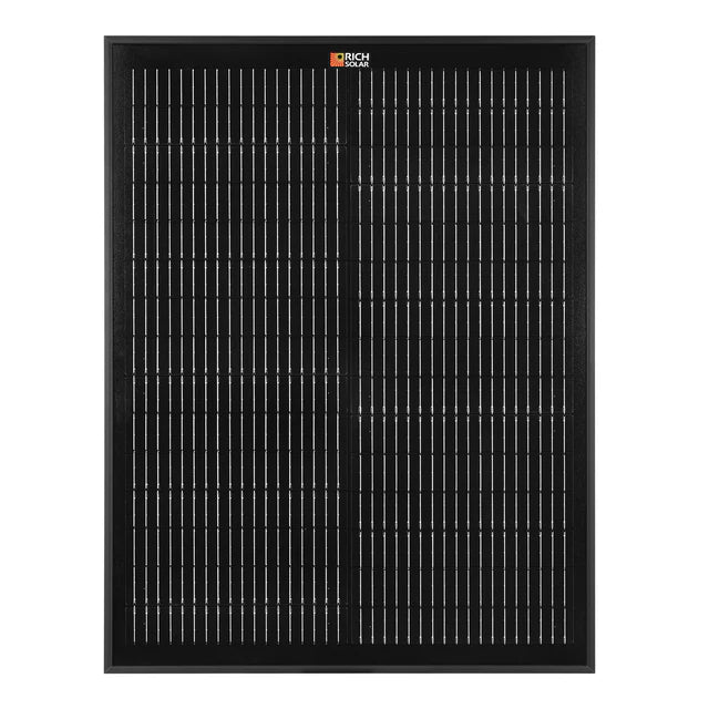 MEGA 50 | 50 Watt Solar Panel | Compact 12V Off-Grid Solar Panel for Boats, Vans, Trailers | 25-Year Output Warranty | UL Certified