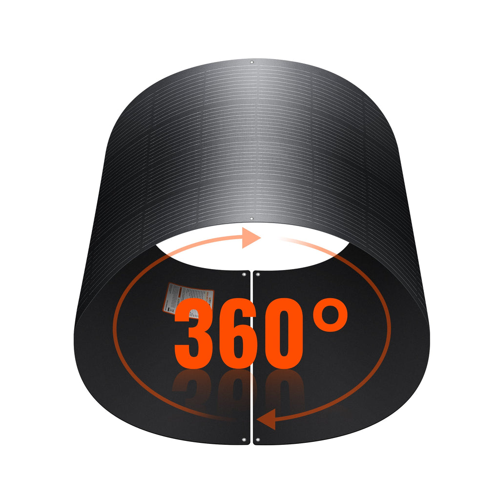 MEGA 200 PRO FLEX | 200W 24V Flexible Solar Panel | 360° Bendable, IP68 Waterproof, for RV Roofs, Marine, Off-Grid, and Overland Systems