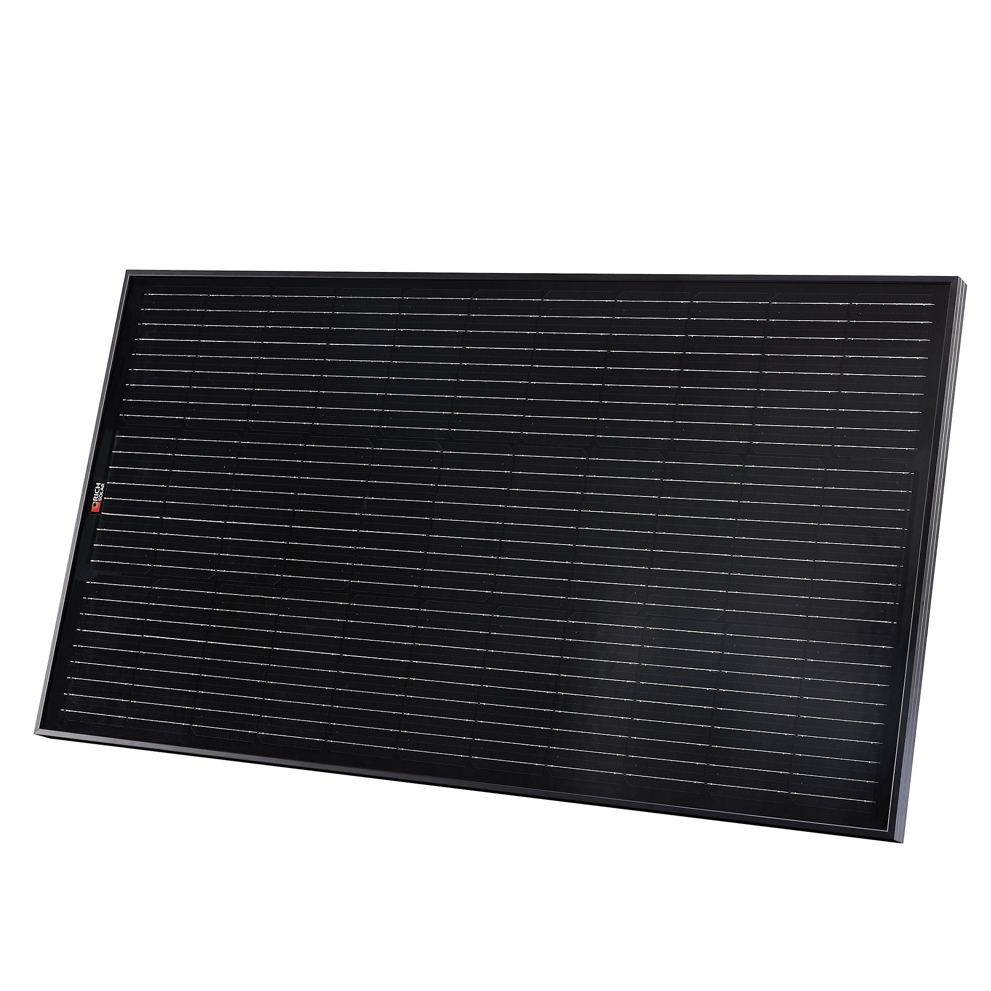 MEGA 100 ONYX | 100 Watt Solar Panel | Premier 12V Off-Grid Solar Panel for Vans, Campers, Boats | 25-Year Output Warranty