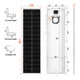 MEGA 100 SLIM SLX | 100 Watt Slim Solar Panel | Compact 12V Off-Grid Narrow Solar Panel for Campers, Overlanders, Boats | 25-Year Output Warranty | UL Certified