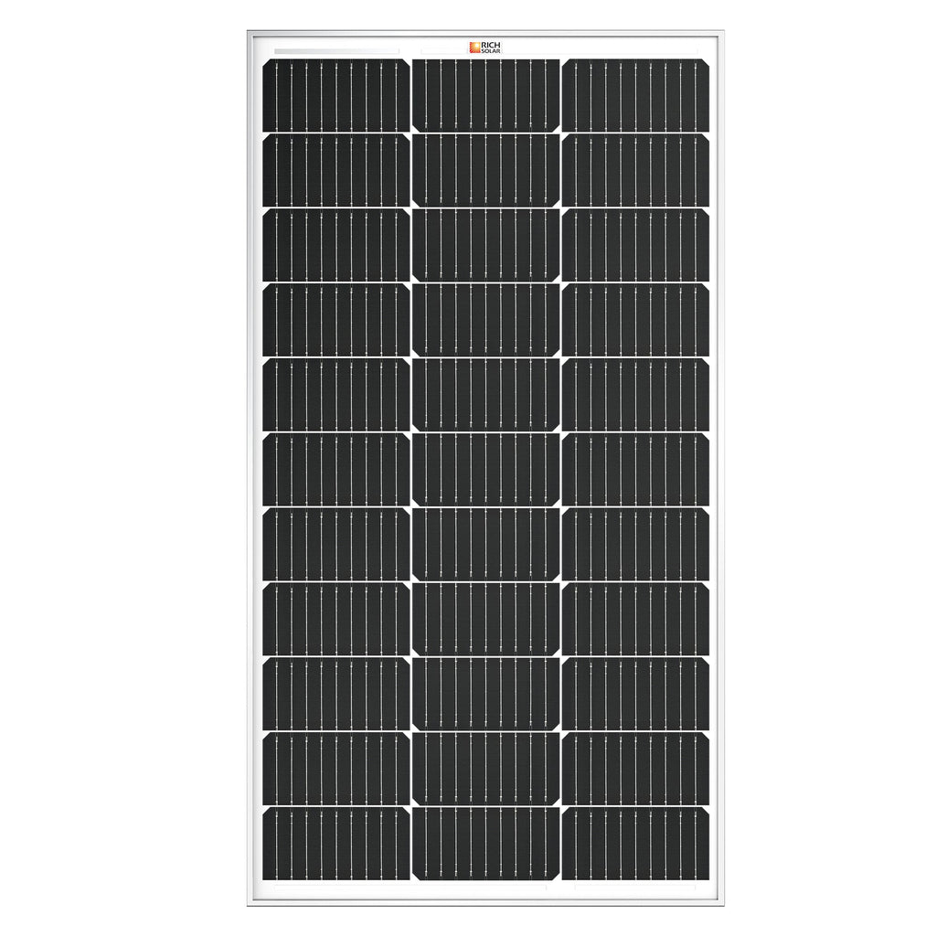 MEGA 100 | 100 Watt Solar Panel | Premier 12V Off-Grid Solar Panel for Vans, Campers, Boats | 25-Year Output Warranty