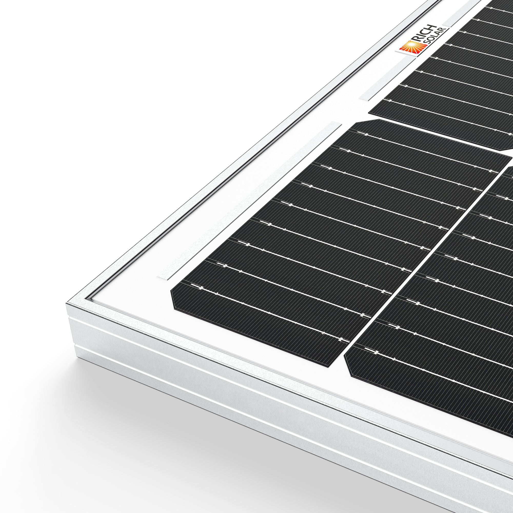 MEGA 100 | 100 Watt Solar Panel | Premier 12V Off-Grid Solar Panel for Vans, Campers, Boats | 25-Year Output Warranty