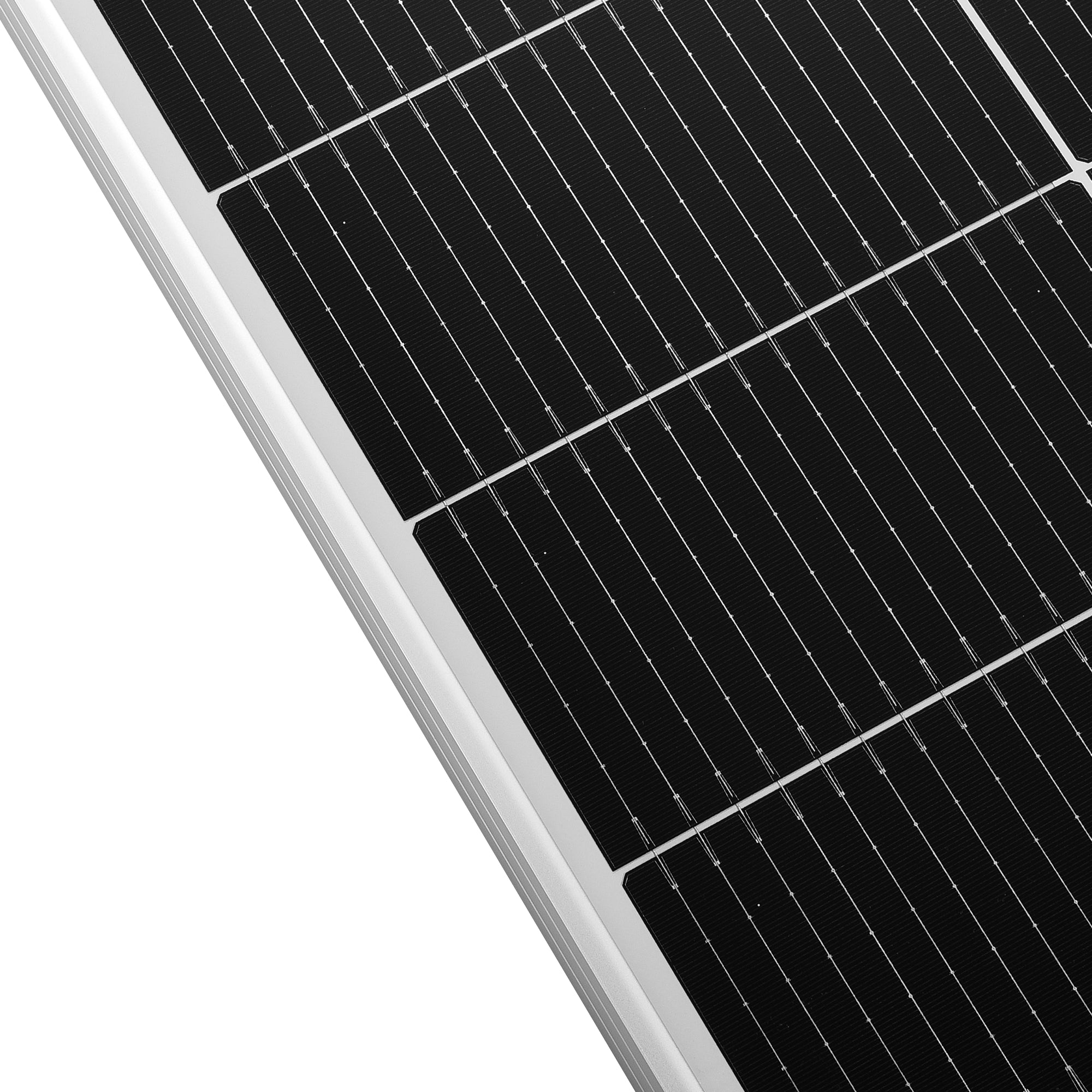 MEGA 130 SLIM | 130 Watt Slim Solar Panel | Compact 12V Narrow Panel for Vans, Campers, Boats  | 25-Year Output Warranty