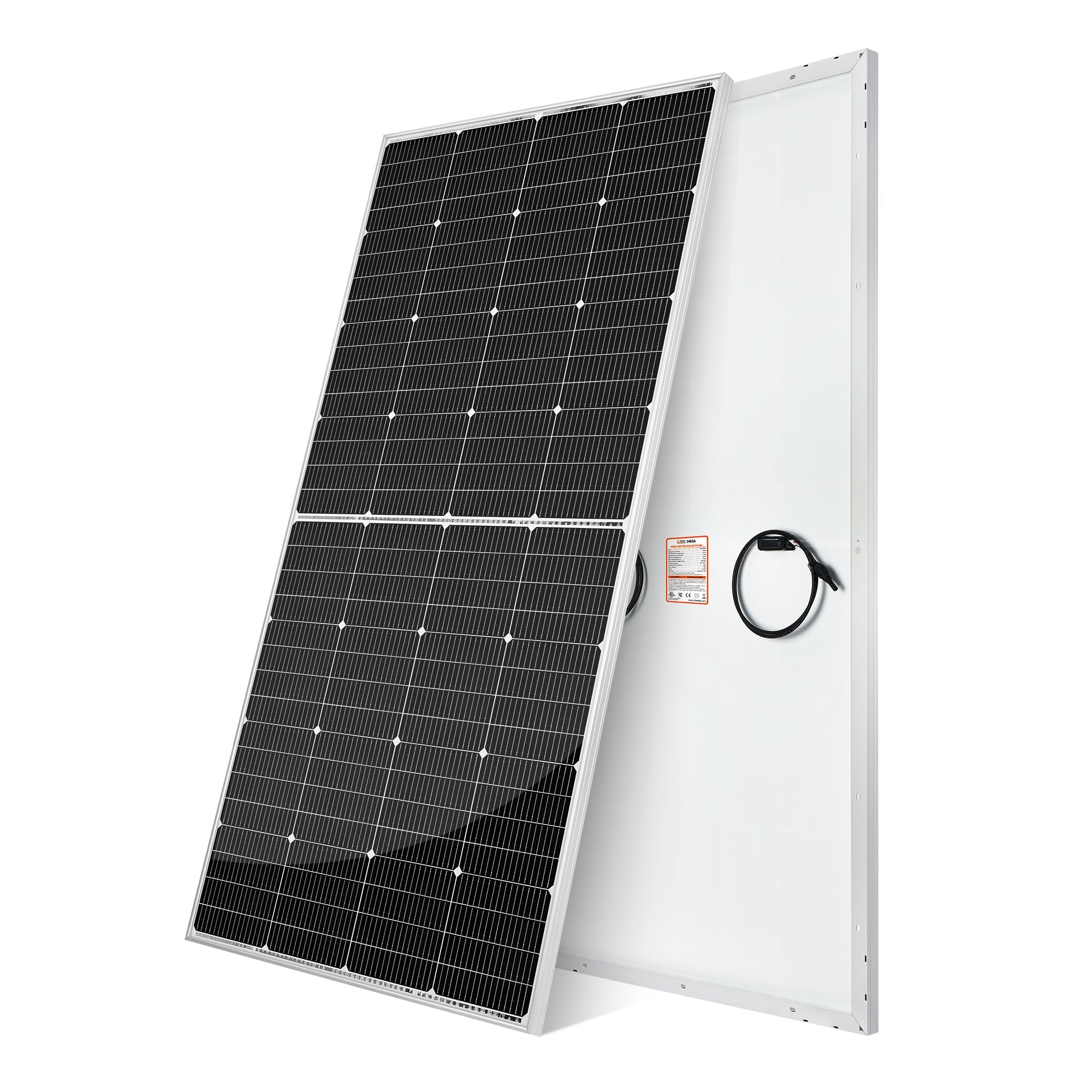 MEGA 250 PRO | 250 Watt 24 Volt Solar Panel | Premium 24V Off-Grid Solar Panel for Campers, Tiny Homes, Cabins | 25-Year Output Warranty