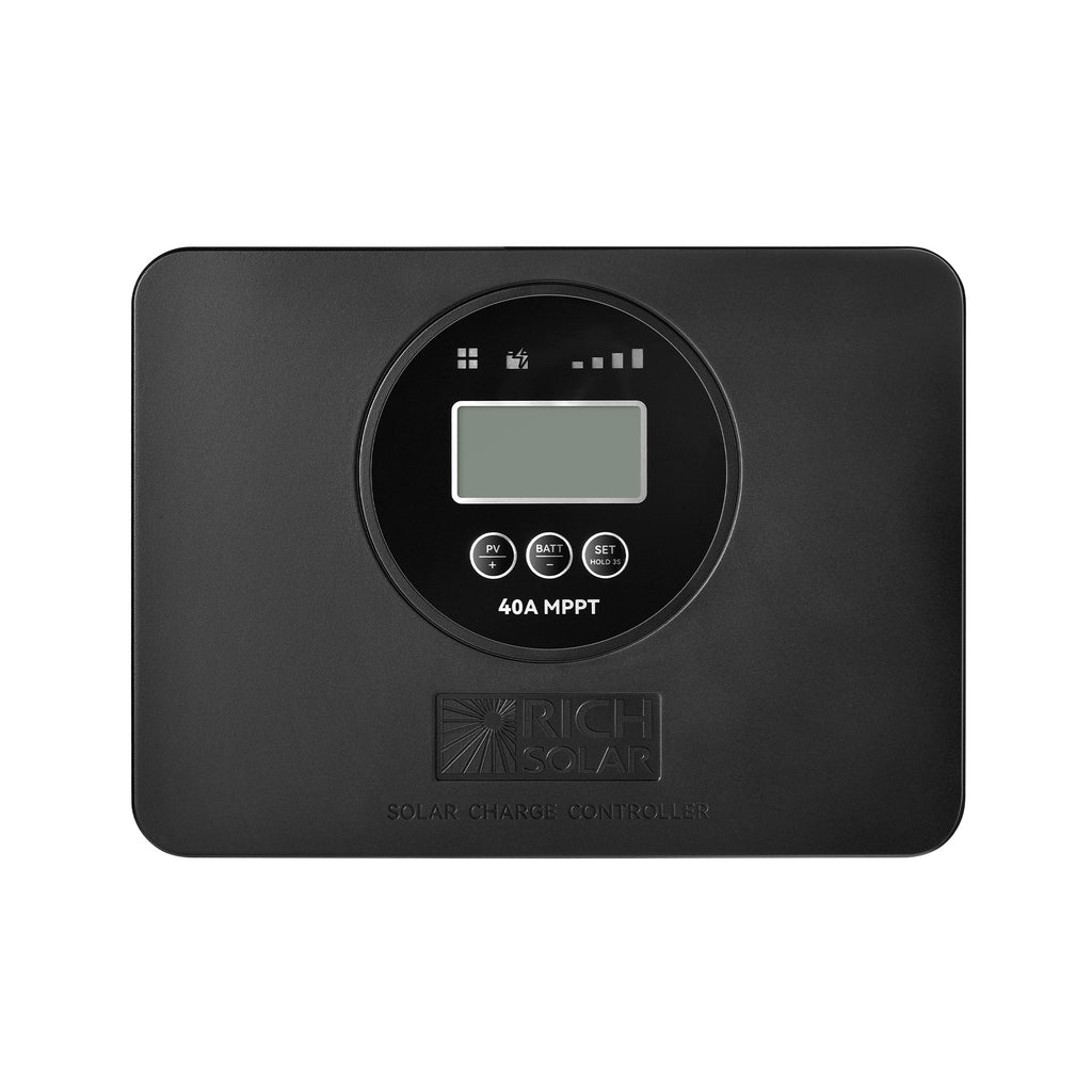 BRAVO PRO 40 | Premium 40A 12V/24V MPPT Flush Mount Solar Controller for RVs, Trailers, Campers, Vans, Boats, Off-Grid | With Bluetooth