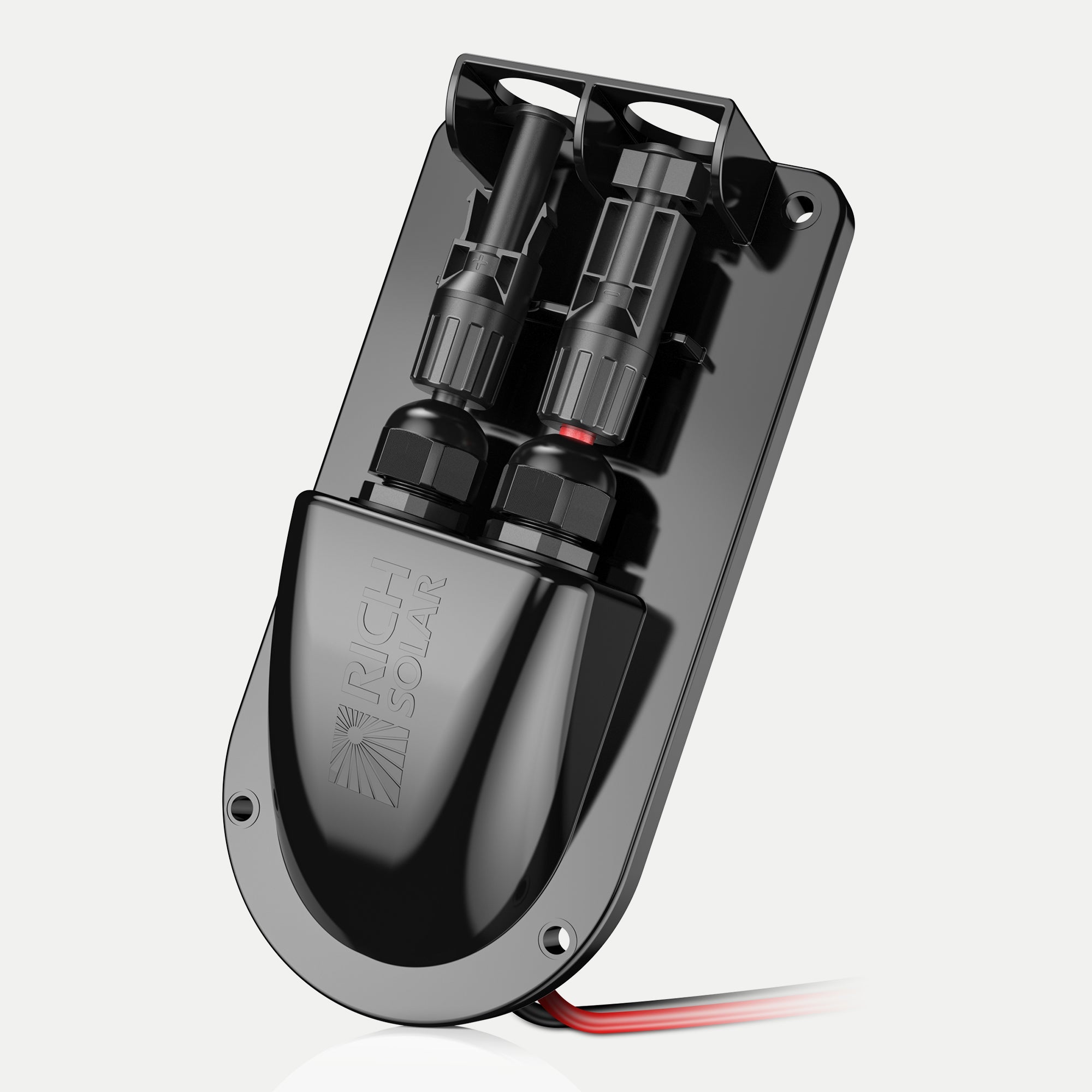 Cable Entry Plate | IP68 Waterproof Polypropylene Housing with UL 10AWG Wires and Solar Connectors | Easy to Install