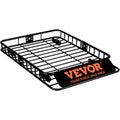Roof Rack Cargo Basket, 51" X 36" X 5" Rooftop Cargo Carrier W/ 15 Cu Ft Waterproof Cargo Bag, 200 LBS Capacity Universal Rack Carrier For SUV, Truck